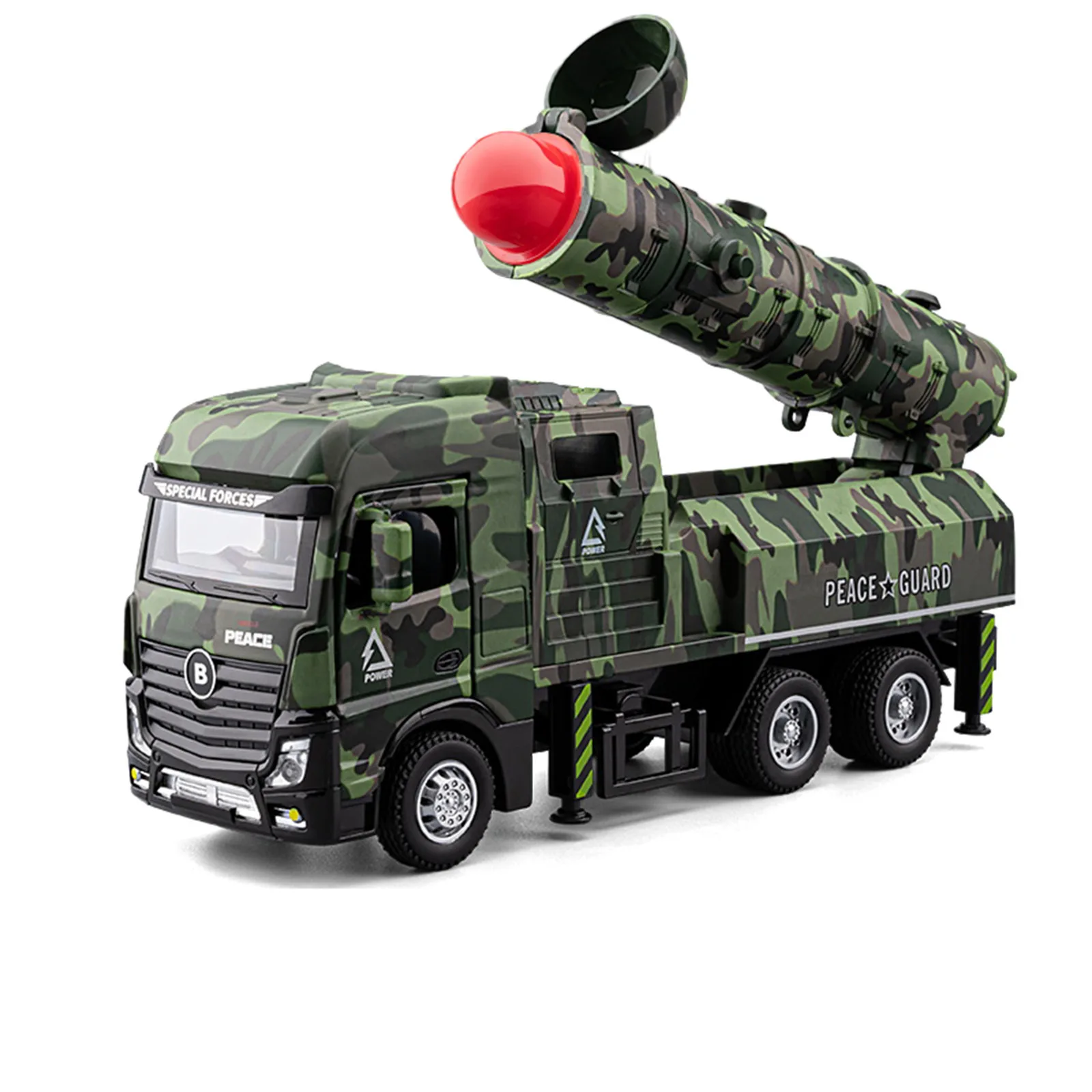 1: 50 alloy pull back missile transport vehicle model,simulation armored vehicle toy,military style car toy,wholesale