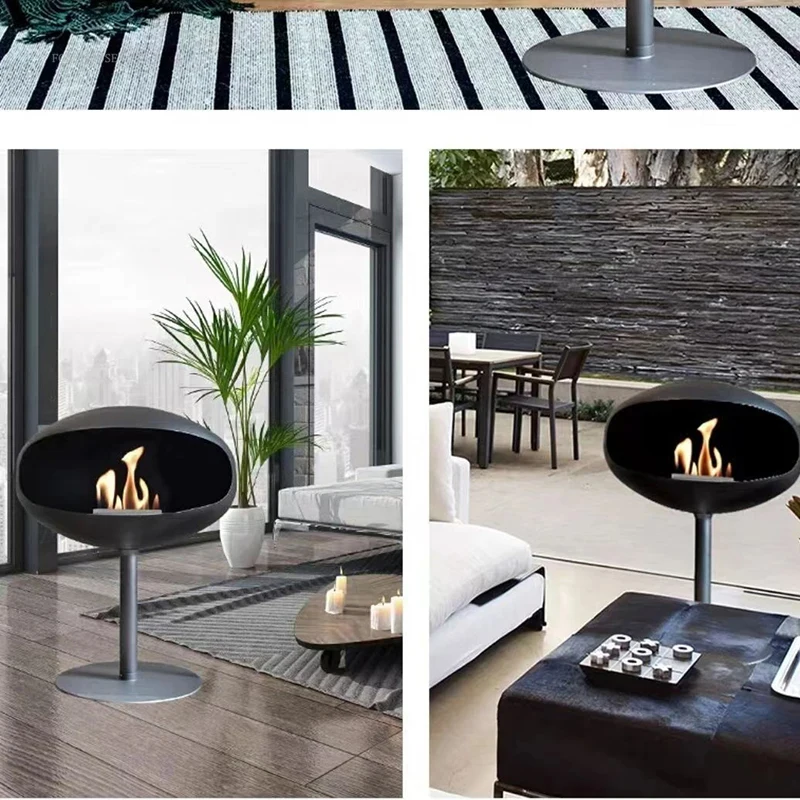 Floor-standing Fireplaces European style Indoor Fireplace Home Living Room Decoration Fireplace High-end Heater Modern Fireplace