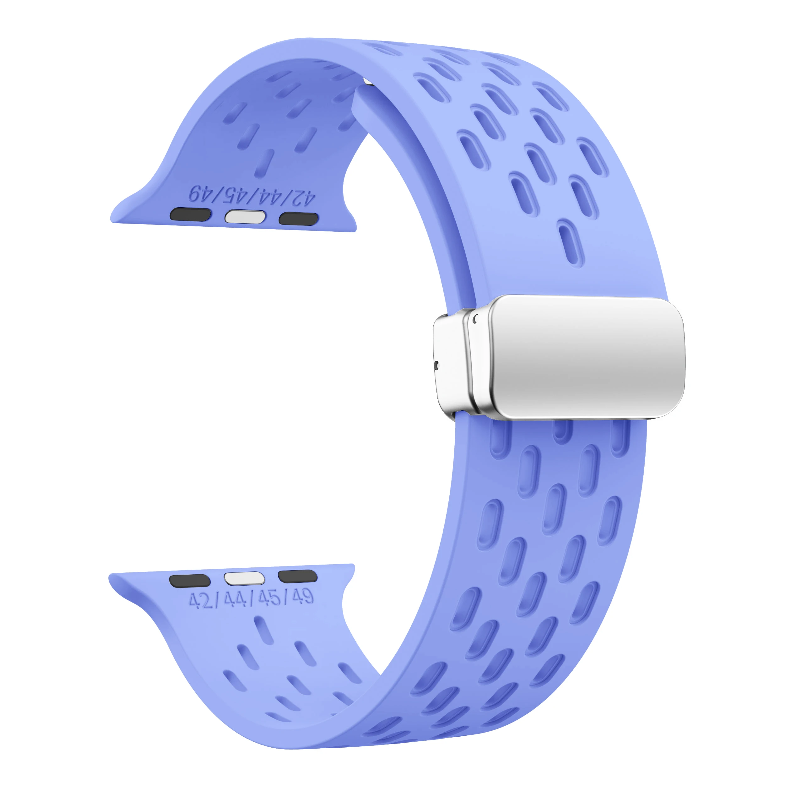 Sport Strap for Apple Watch Magnetic Band Silicone Sport Lilac White Gray Band Lady Man for Apple Watch Band 49mm 45mm 44mm 42mm