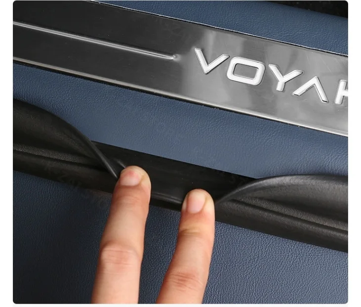 Car interior decoration accessories, door sill strip protective pad, dirt resistant patch for DONGFENG Voyah Free 2th 2024