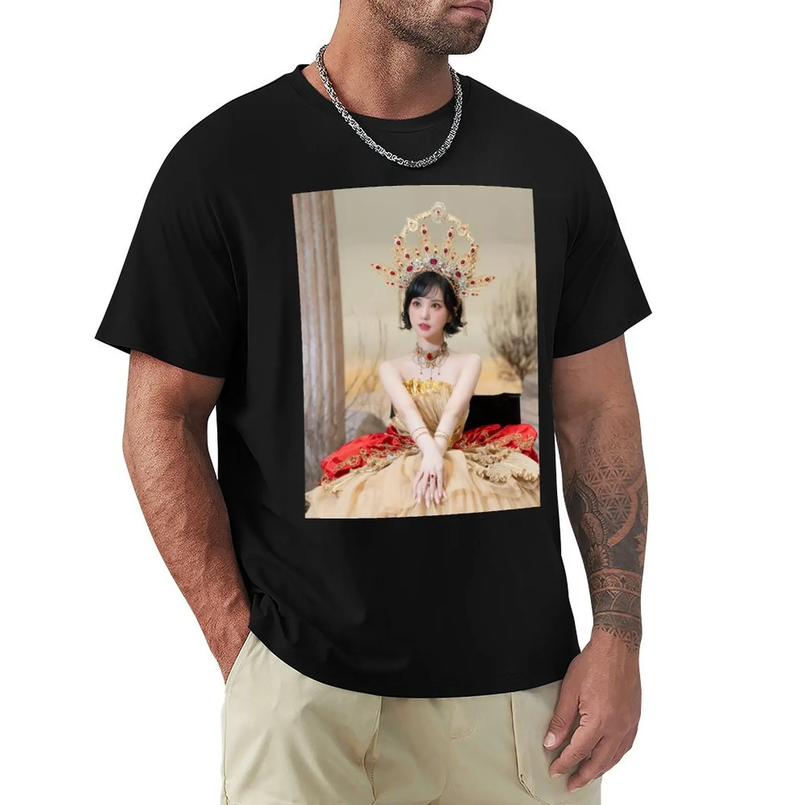

EUNHA (VIVIZ) - RUM PUM PUM (ROYAL VERSION) T-Shirt Casual Lightweight Short Sleeve Top