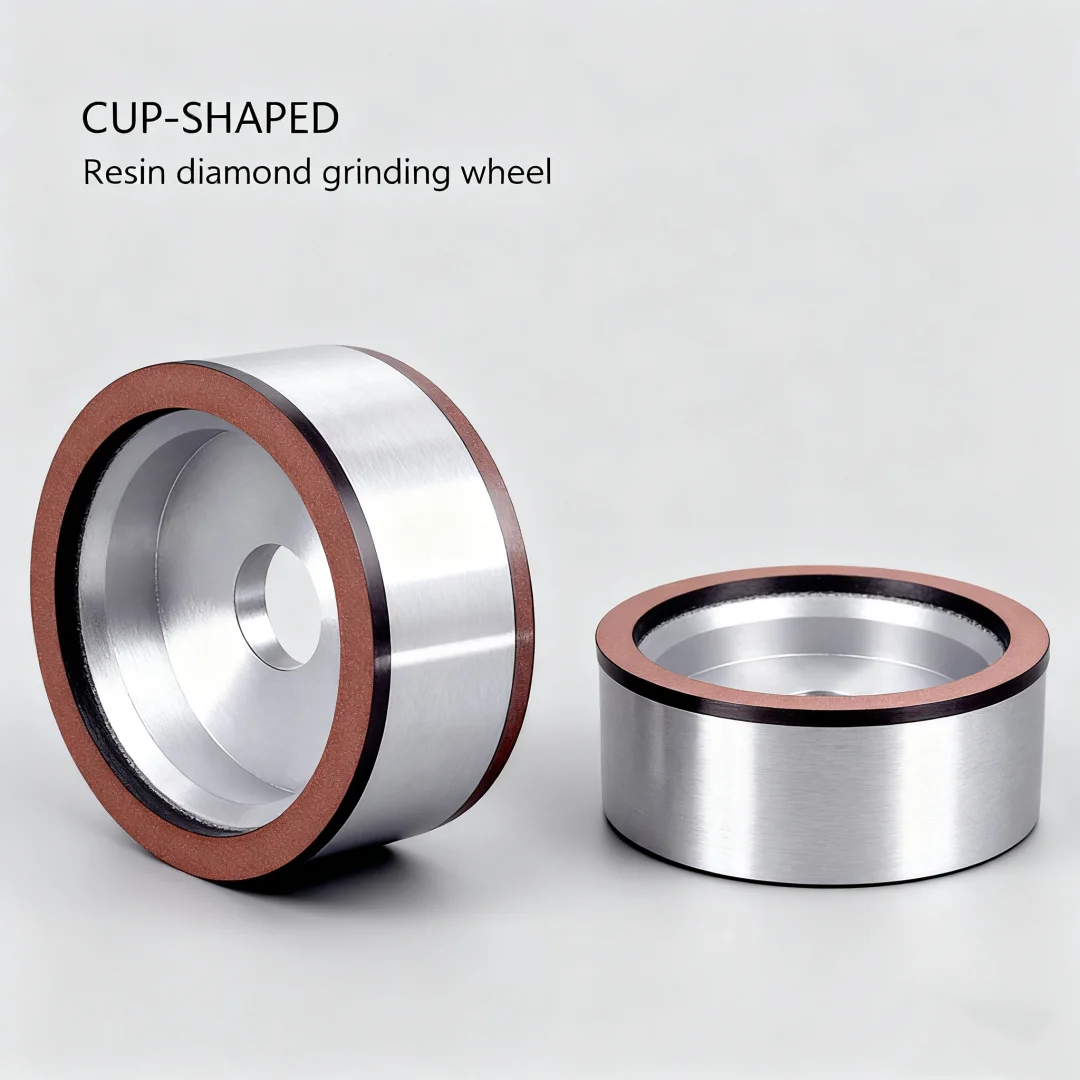 

Cup Shaped Resin Grinding Wheel Disc Dia50/75/80/100mm For Carving Knife Milling Cutter Alloy Grinding Tungsten Steel