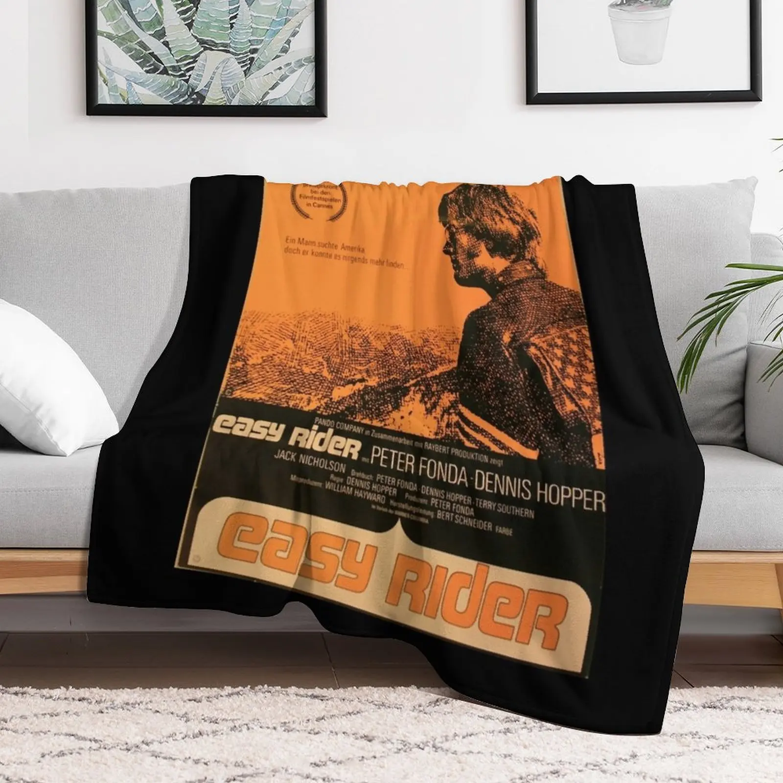 Easy Rider Dennis Gifts For Men Throw Blanket Modern Design Soft Blanket for Home Decor