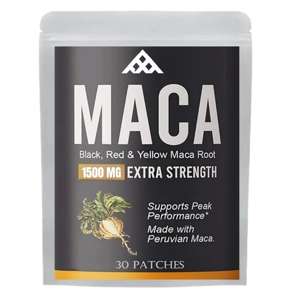

30 Patches Organic Maca Transdermal Patches For Men And Women - Supports Energy, Stamina & Endurance