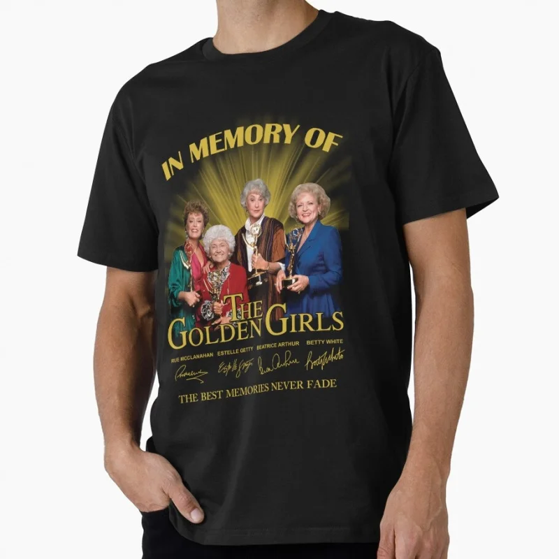 

80's Retro TV Sitcom The Golden Girls Gift T Shirt for fans 100% Cotton Print tee Old Ladies Graphic Clothes US Size Tops S-6XL