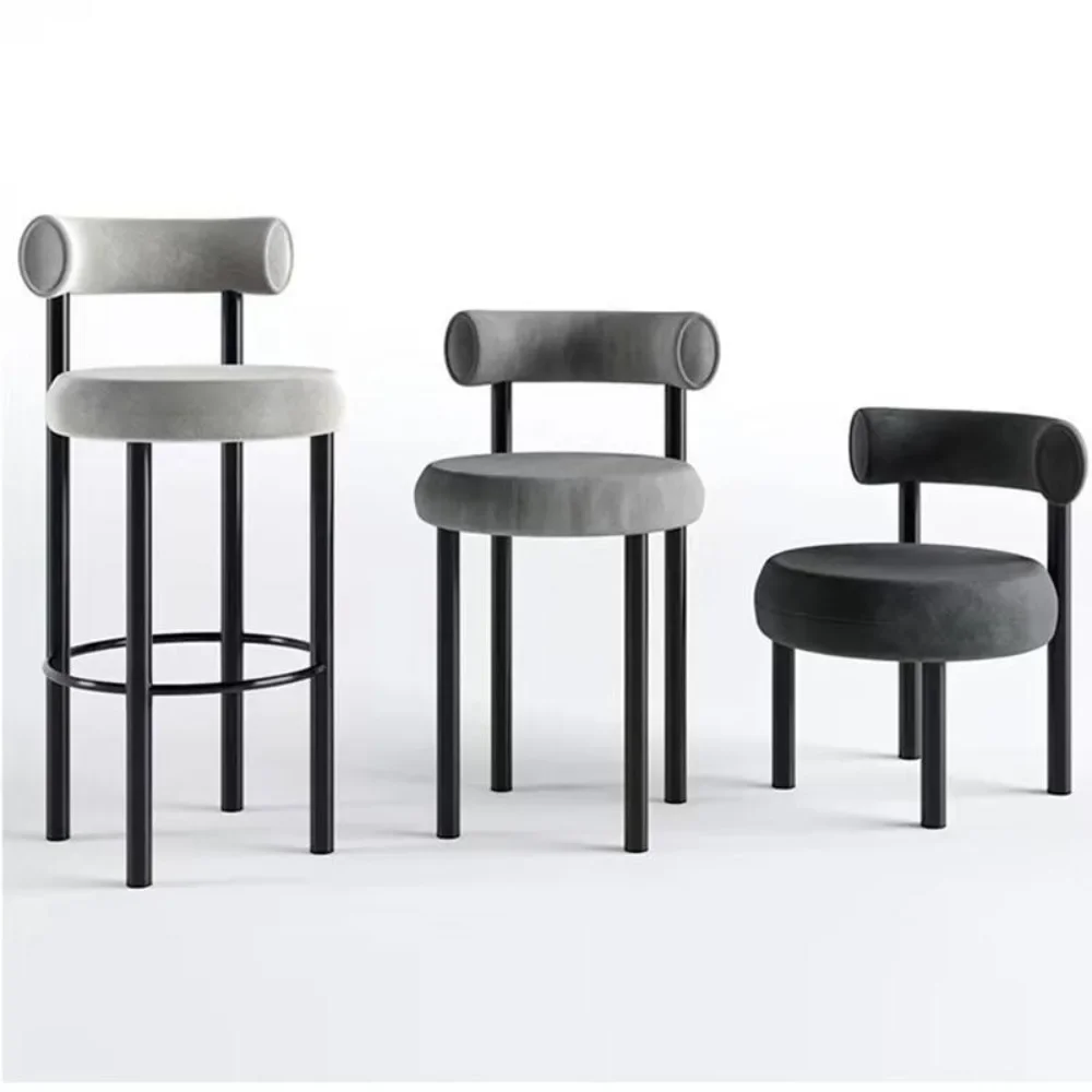 

Luxury bar chairs, Nordic minimalist internet celebrity leisure, modern bar, milk tea shop, minimalist personality, furniture