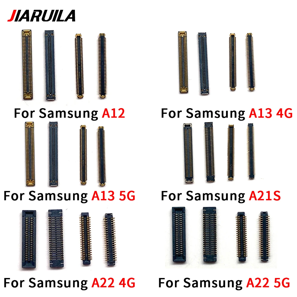 LCD Display Screen FPC Connector For Samsung A12 A13 4G 5G A21S A22 4G 5G USB Charger Charging Contact Plug