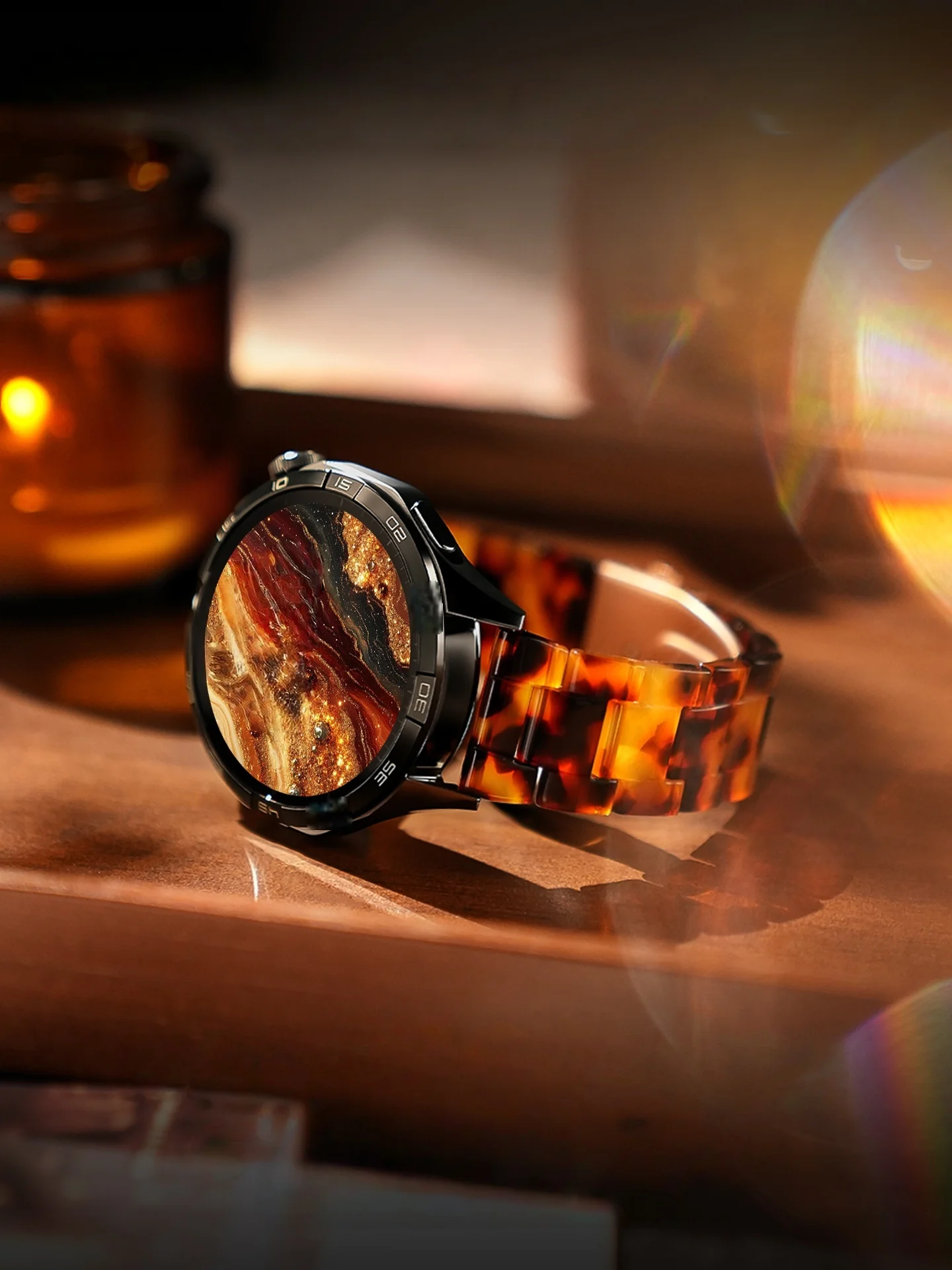 20-mm-Regenbogenarmband für Samsung Galaxy Watch 7/6/5/4/Active 2 (40 mm, 44 mm), Damenarmband für Amazfit GTS 2-2e-2mini-3. – Detail 1