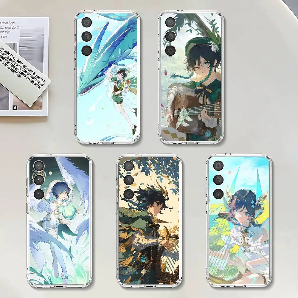 

Game Character V-Venti Anti-Fingerprint Transparent Phone Case For Samsung Galaxy A52,A12,A51,S24,S23,S22ULTRA,S21 Edge,S20LITE,