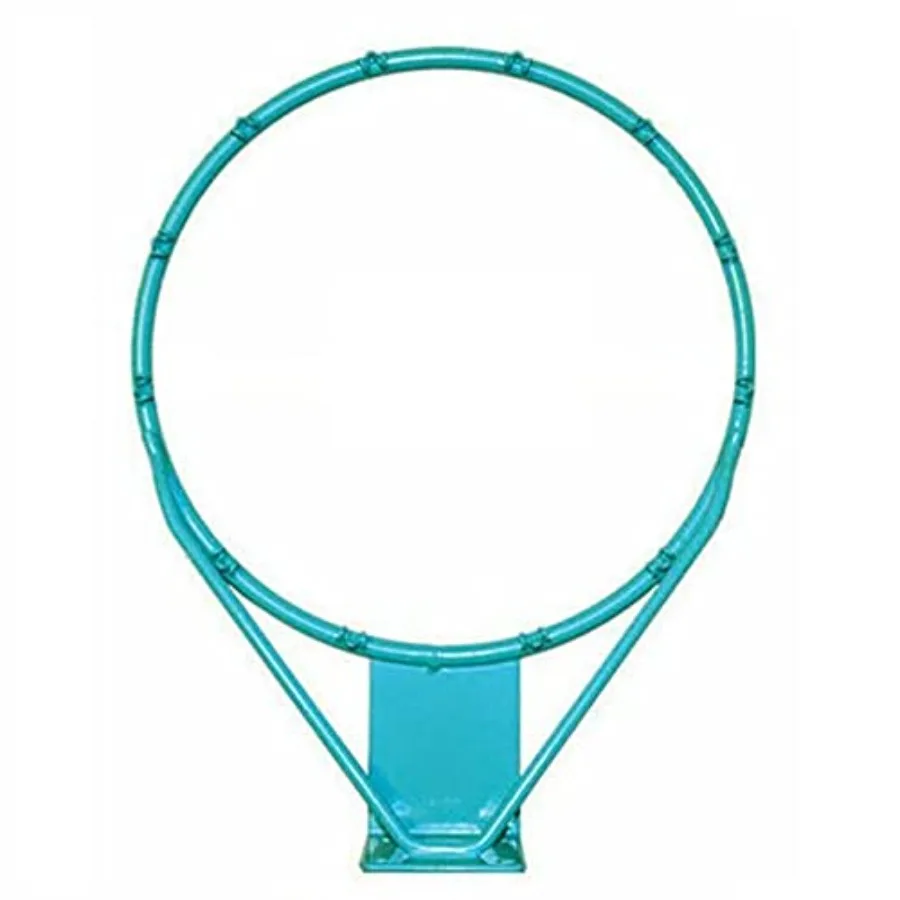 18 Inch Outdoor Stainless Steel Vinyl Coated Basketball Hoop Rim Replacement for Swimming Pool Backboard with Splash and Slam D