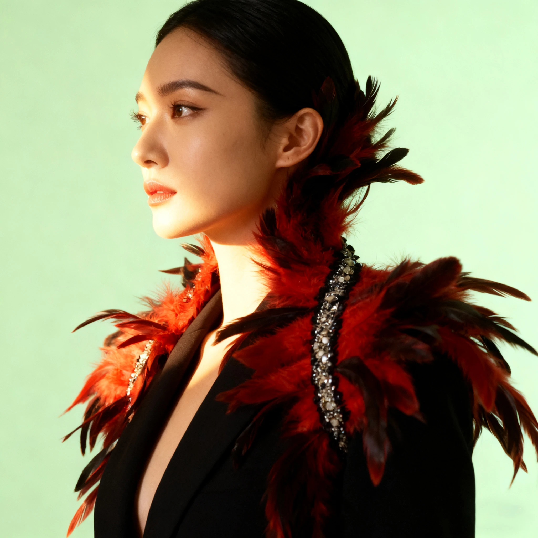 Natuurlijke veren schouderophalen sjaal voor vrouwen cosplay zwart Halloween luxe veren schouder wraps sexy punk gothic veren sjaals