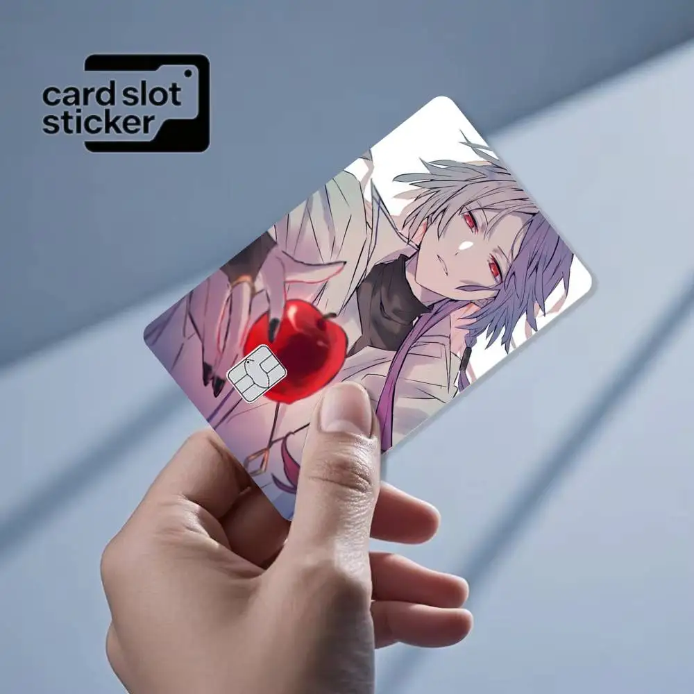 Bungo Stray Dogs S-Sigma  Credit Card HD Stickers Game Card Decal Small Chip Waterproof Sticker Gift