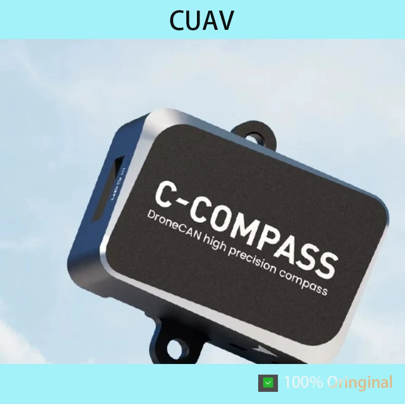 CUAV C‑COMPASS High‑Precision Magnetometer, RM3100 Compass, Strong Anti‑Interference, Compatible with PX4 / APM Flight Controlle