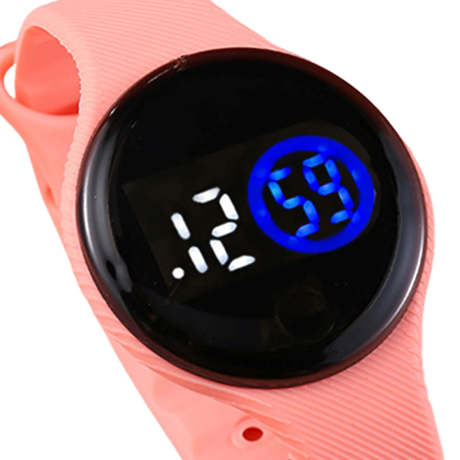 Fashion LED Electronic Watch with Soft Strap Sports Watch Lightweight Digital Watch Gifts for Teen Girls and Boys