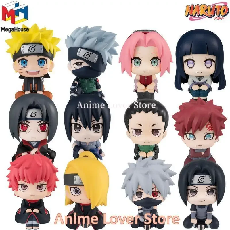 MegaHouse Original Naruto Look Up Uzumaki Naruto Hatake Kakashi Haruno Sakura Uchiha Sasuke Gaara Deidara Sasori Anime Figures