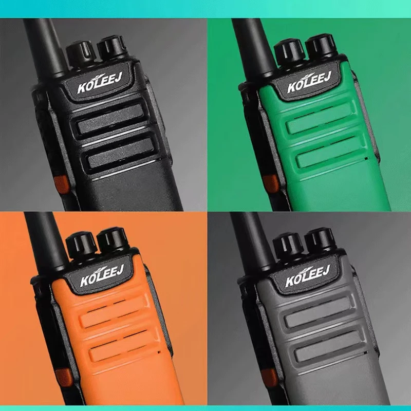 KOLEEJ X Professional Walkie Talkie วิทยุ High Power 16 ช่อง Civil มือถือกลางแจ้งที่ทํางานโรงแรม 400-470MHZ 12000MAH