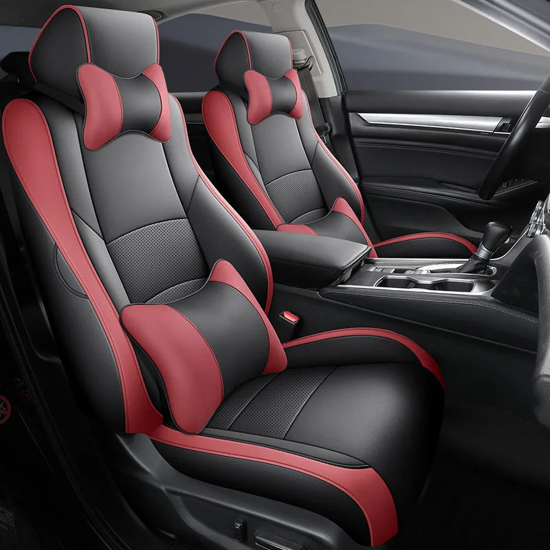 Car Specific Seat Cover Custom For Honda Accord 2018-2022 Seat Cushion Full Covered Front and Rear Car Seat Protection Covers