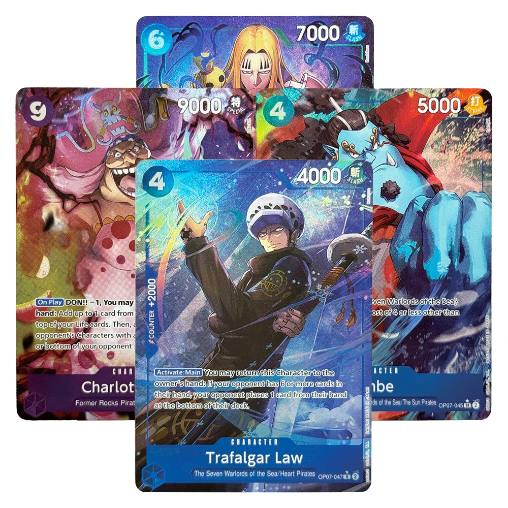 

Цельная прокси-игровая карта Trafalgar Law Jinbe Charlotte Linlin Basil Hawkins Black Maria Charlotte Pudding Monkey.D.Luffy Porche