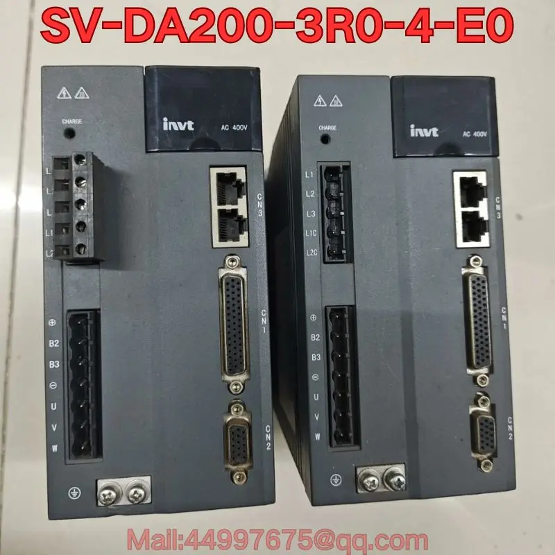 Second-hand SV-DA200-3R0-4-E0 servo drive function test is normal Latest prices for August 2026