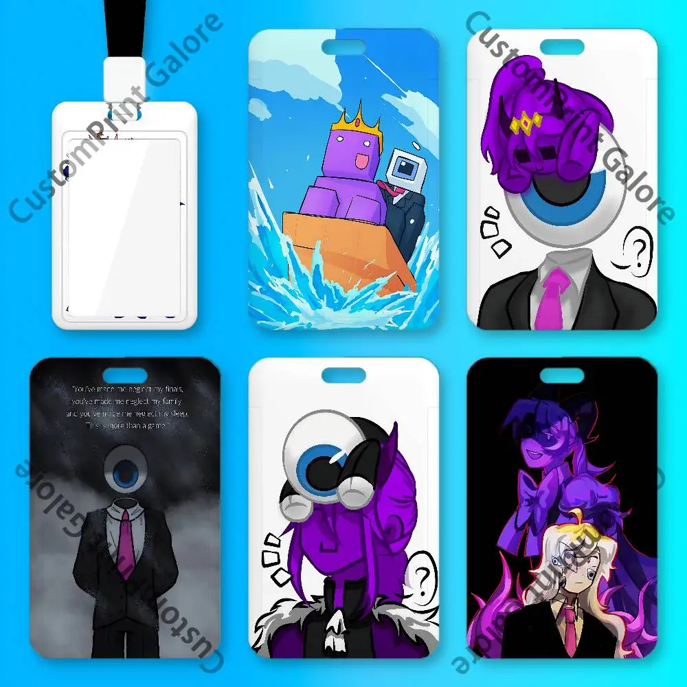 

Tax Duo Wemmbu Eggchan Clear PVC Card Holder for Idol Photocards,Meal Campus Cards Display Keychain Pendant