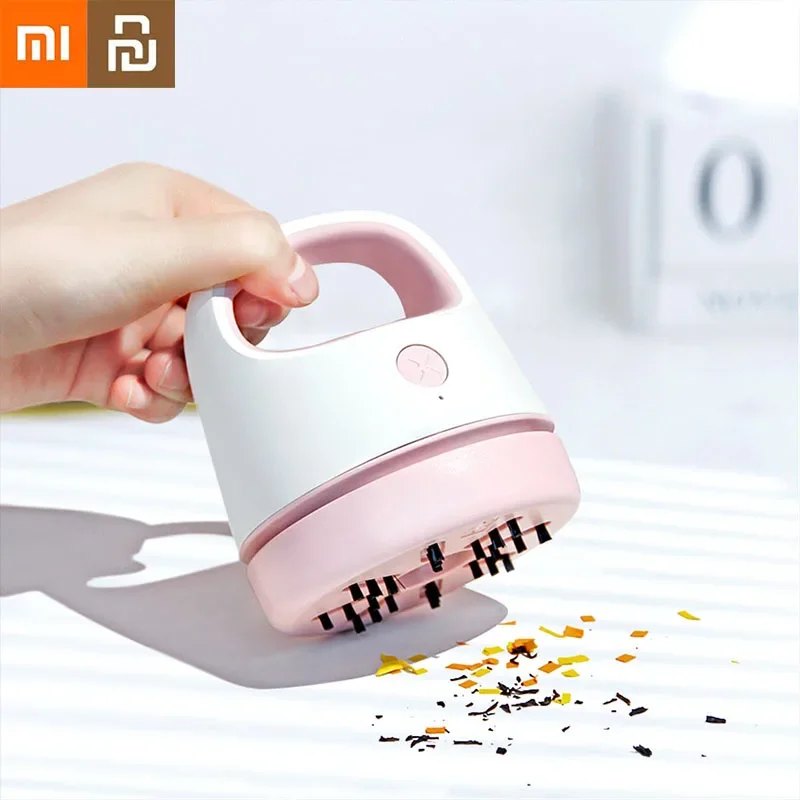 

Youpin Xiaomi Wireless Mini Desktop Vacuum Cleaner Silent Cleaner Office Desk Study Desk Cleaning Expert Student Exquisite Gif