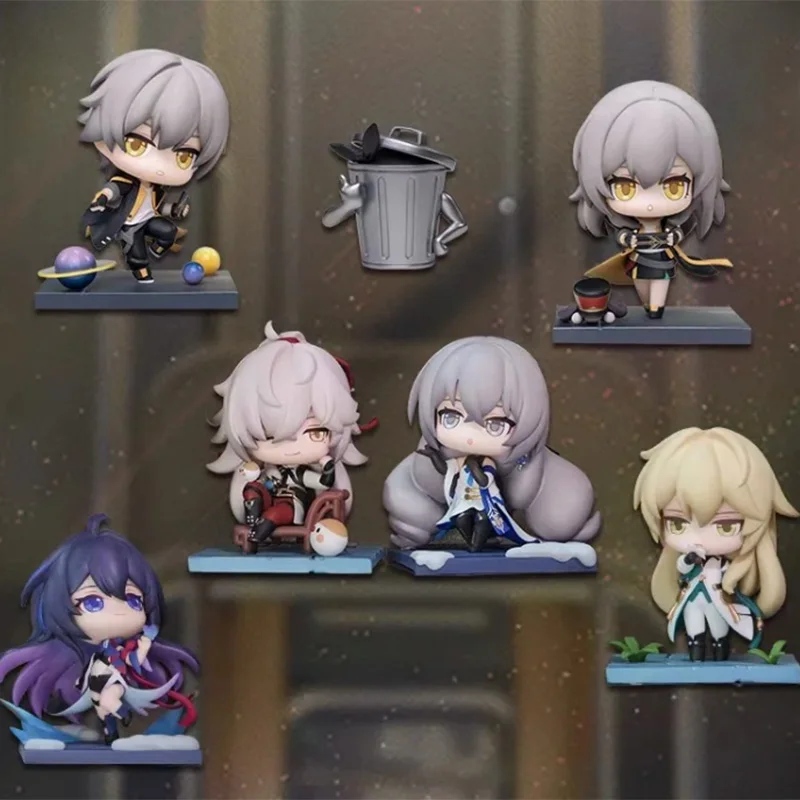 

Star Rail JingYuan Q фигурки гаражные наборы Seele Pathfinder модель Луо Ча Броня кукла украшения подарки на день рождения-сюрприз