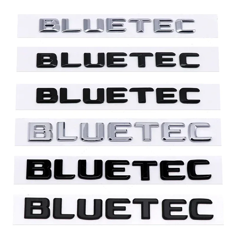 ABS Car Rear Trunk Emblem Badge Stickers Styling For Mercedes Benz BLUETEC W213 W212 W204 W205 W176 W164 CLK G63 GLA S300 A180