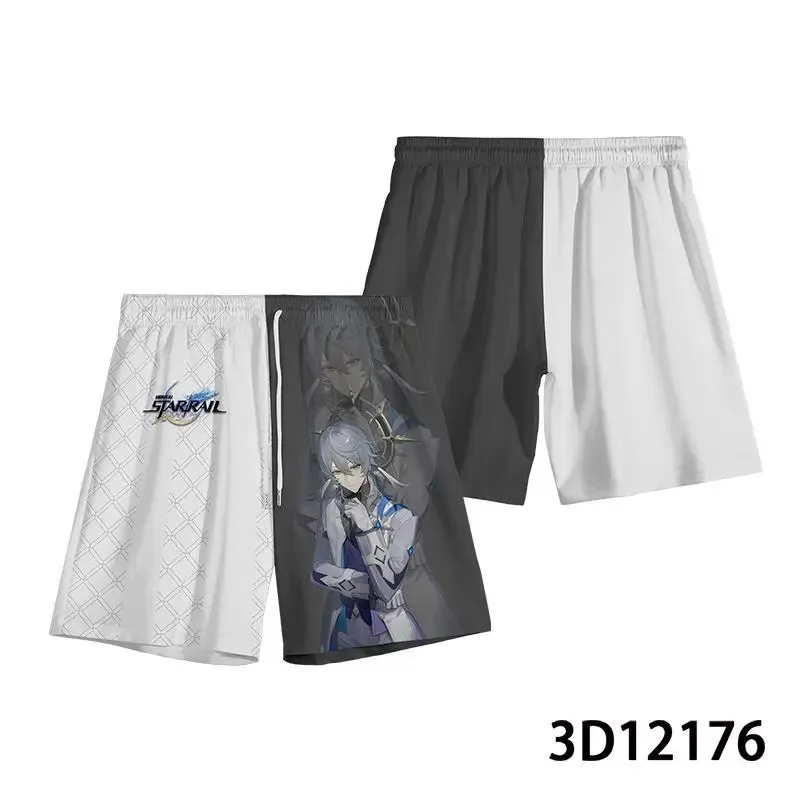 لعبة هونكاي ستار رايل الأحد كوسبلاي تي شيرت شورت Sunday للجنسين ثلاثية الأبعاد مطبوعة بوليستر كم قصير بلايز موضة تي شيرت صيفي #3