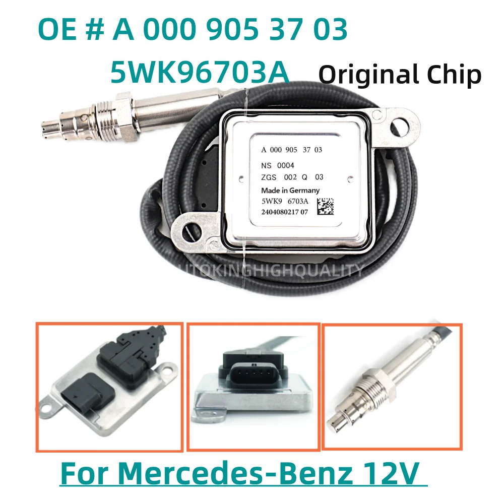 

Датчик азота и кислорода NOX 5WK96703A A0009053703 для Mercedes-Benz R231 SL350 SL400 M276 5WK96703C 0009053703
