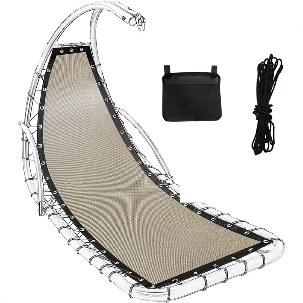 Replacement Sling Cloth For Garden Lounger Outdoor Furniture Recliner Seat Repair Fabric Breathable Textilene Material