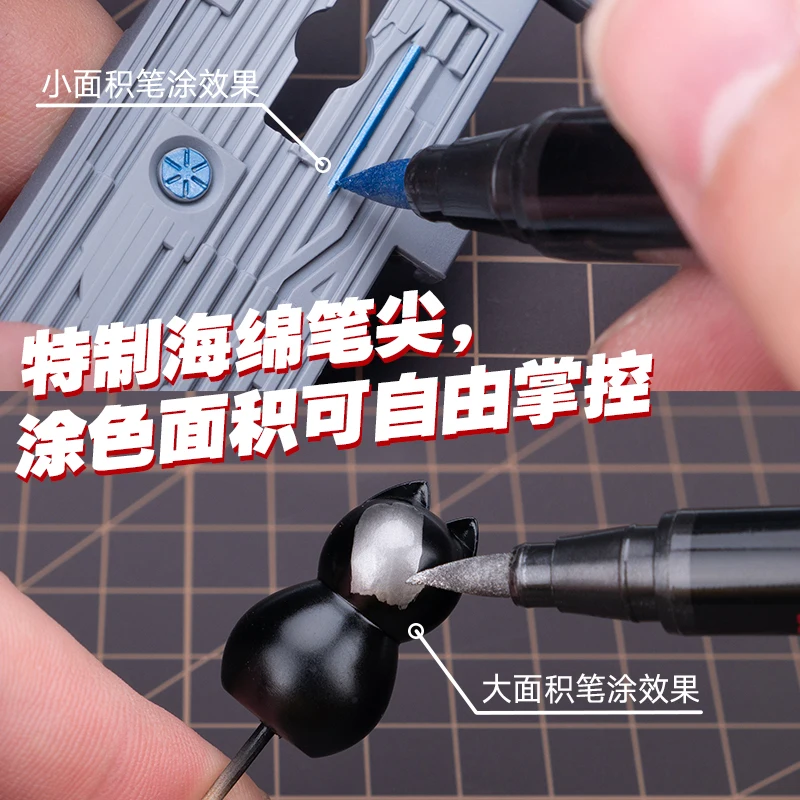 

Маркер, матовая основа, цветная серия, сборная модель, раскраска на водной основе, мягкая головка, костюм B02-B10, 9 шт.