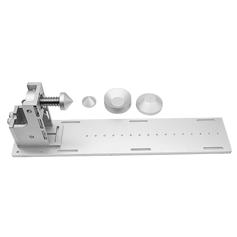 LY D80 D100 Rotary Axis Upgradeable Movable Platform Kit For Fiber Laser Carving Engraving Marking 600MM Length With Tailstock