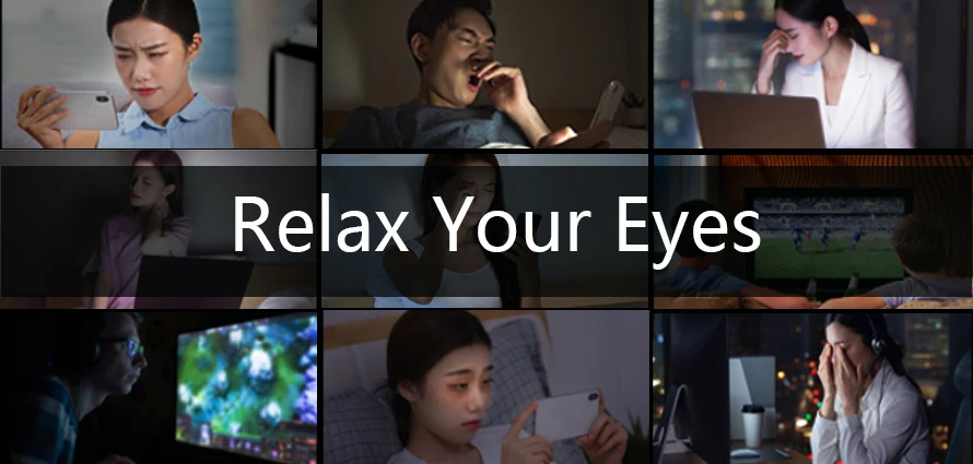 NYSmart Library Foldable Wireless Eye Massager With Optional Music Graphene Heating & Air Pressure Remote Control Included