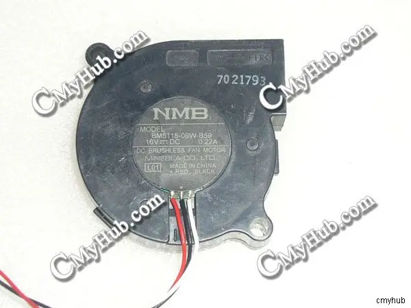 For NMB BM5115-09W-B59 L01 DC16V 0.22A 5015 5CM 50MM 50X50X15MM 3pin Cooling Fan BM5115-09W-B59