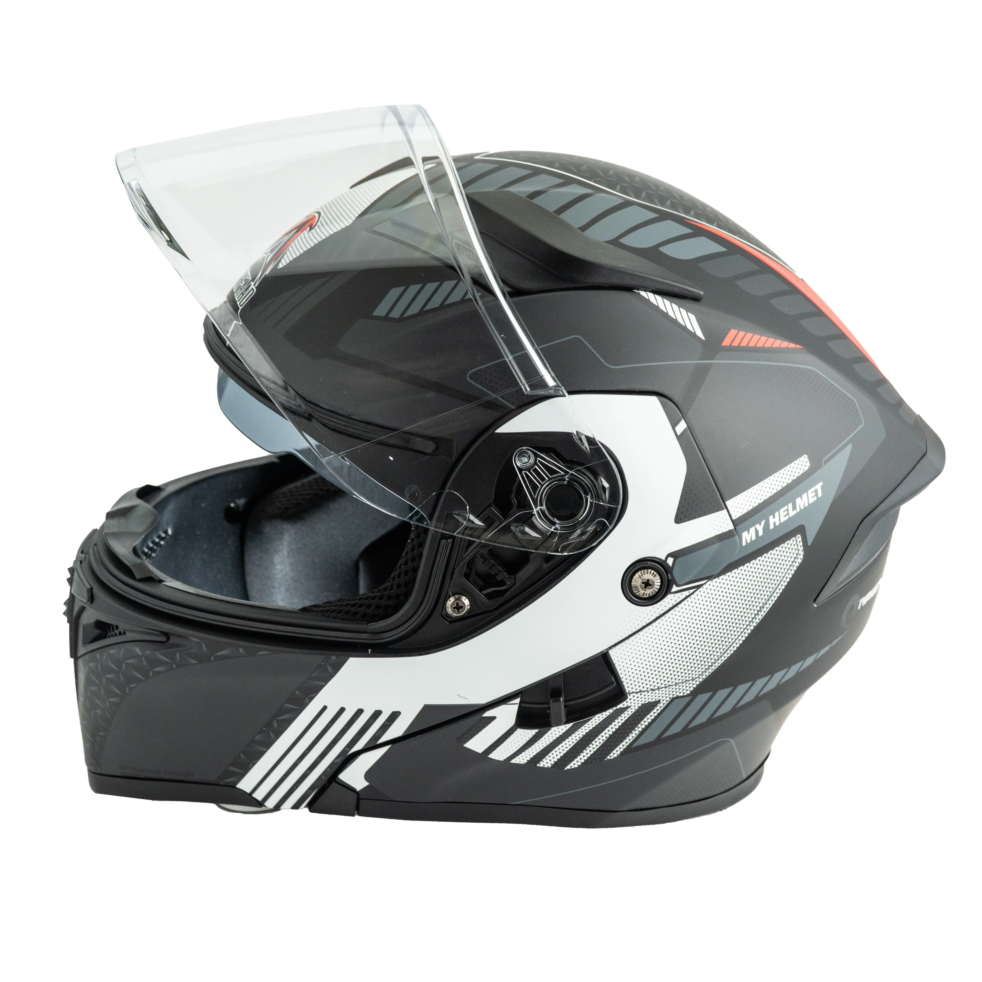 AINHFAAD flip-up helmet, DOT-certified motorcycle riding helmet, M/L Size,90