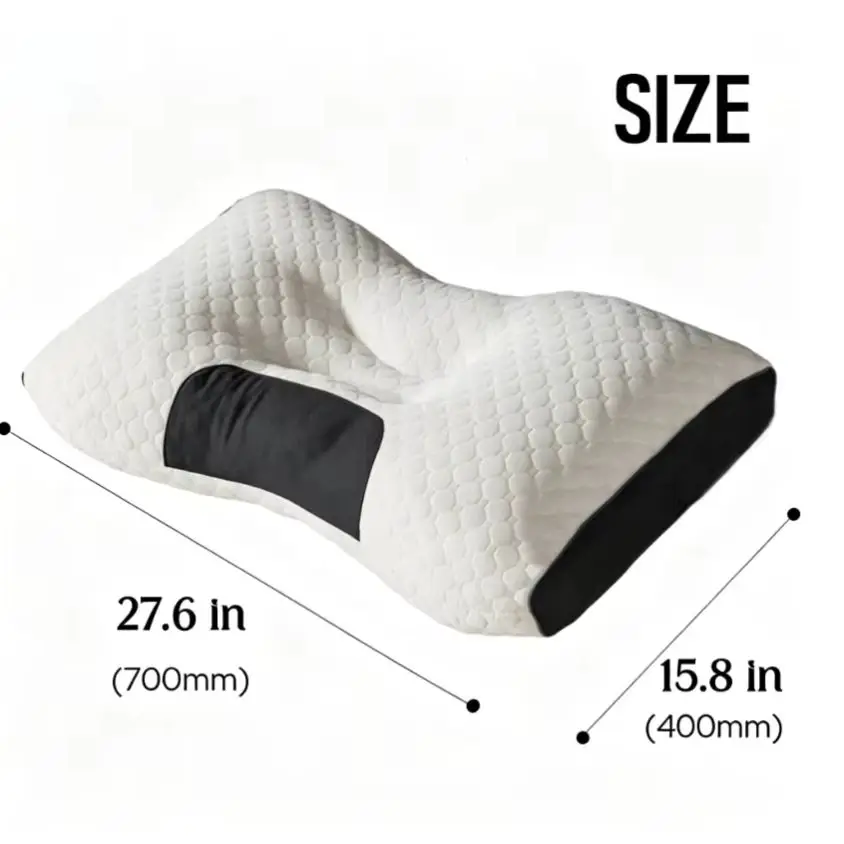Buy One Get One Free! Couples' Soft Braided Neck Pillow, Ergonomically Adjustable Design, Full and Comfortable Pillow Core, Detachable Pillowcase for Cleaning, Neck Protection and Sleep Aid, Improving Sleep Quality.
