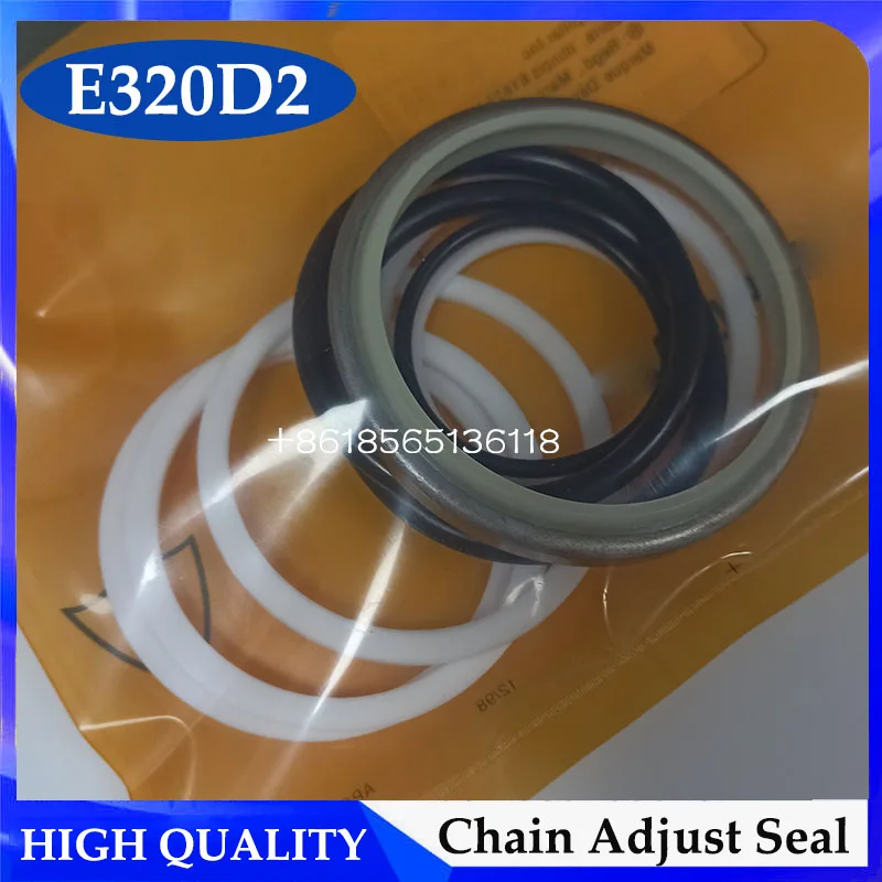 

E320D2 Track Adjust Seal Kit For Caterpillar CAT320D2 Excavator Chain Adjuster Seal Kit