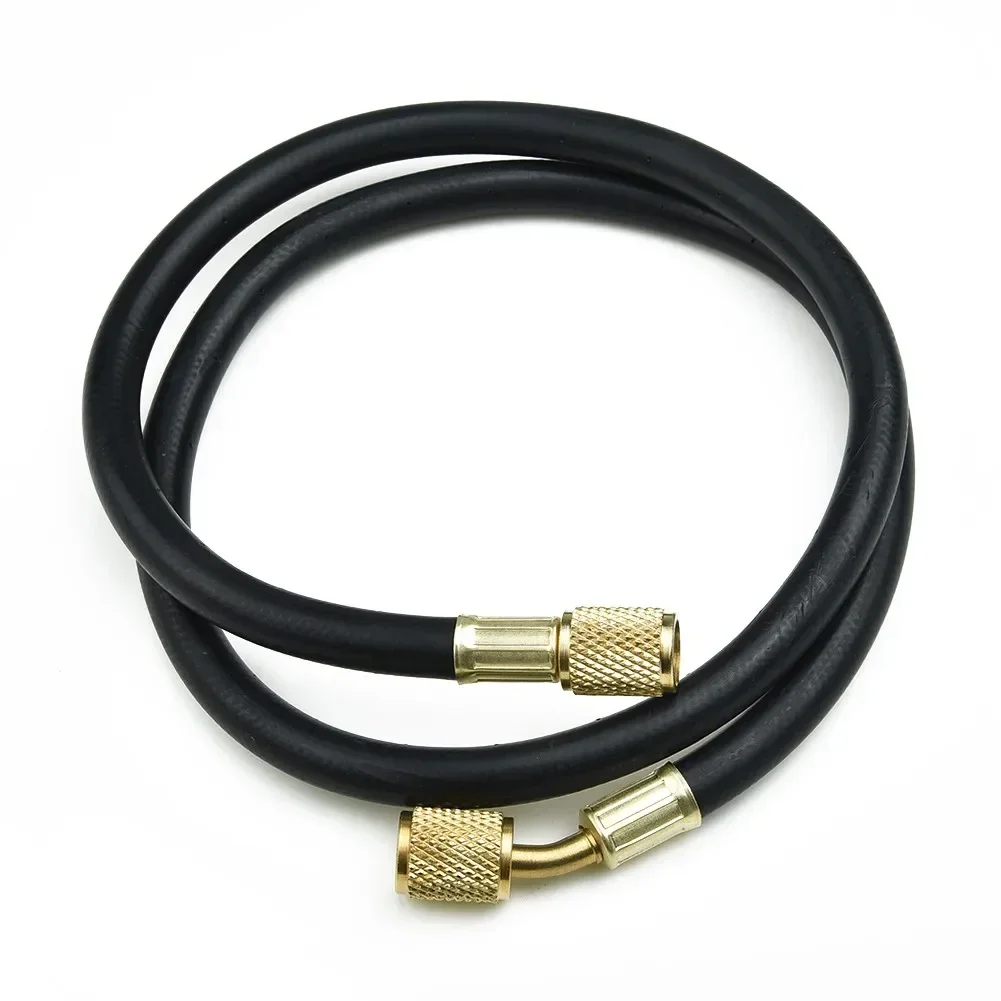 R-410A Charging Hose Refrigeration Replacement Refrig Erant Supplies For SAE 800PSI Black Brass Equipment Gauge Industrial