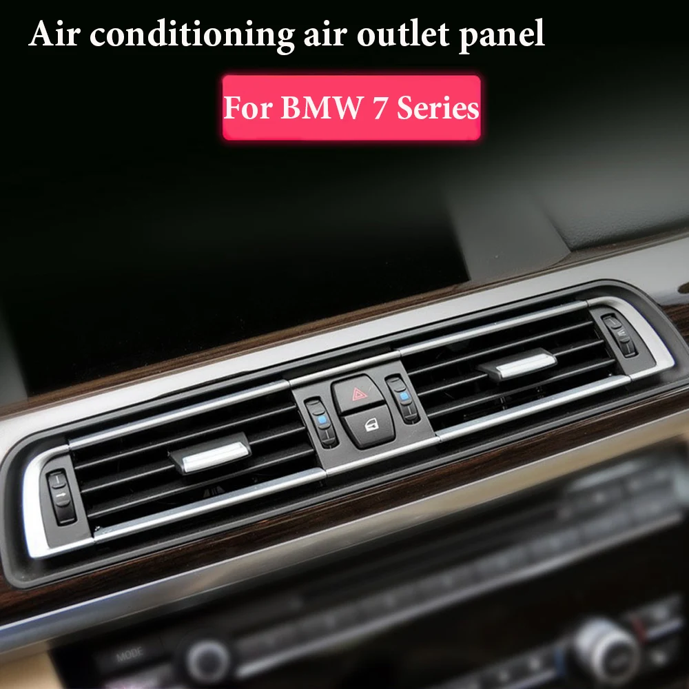 

Dashboard Front Central Air Vent Grille Outlet Panel For BMW 7 Series F01 F02 730 735 740 2009-2016 64229112151 64229115859