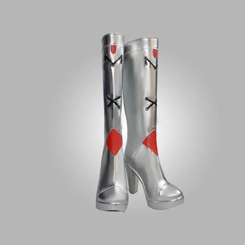 

Wiwiwi 123RealCos Arknights Skadi The Corrupting Heart Shoes Сапоги Хэллоуин Косплей Костюм Реквизит