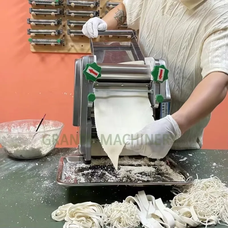 Stainless steel small commercial electric fresh noodle machine ramen pasta round noodle machine