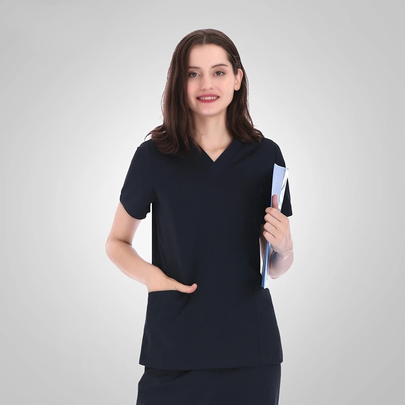 Pet hospital operating clothes short sleeve hand washing clothes dental brush hand clothes nurse clothes beauty salon doctor