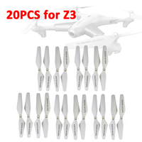 20PCS/Lot Drone Propeller Spare Part for SYMA Z3 RC Quadcopter Helicopter Main Blades Props Leaf Wing Rotor Accessory White