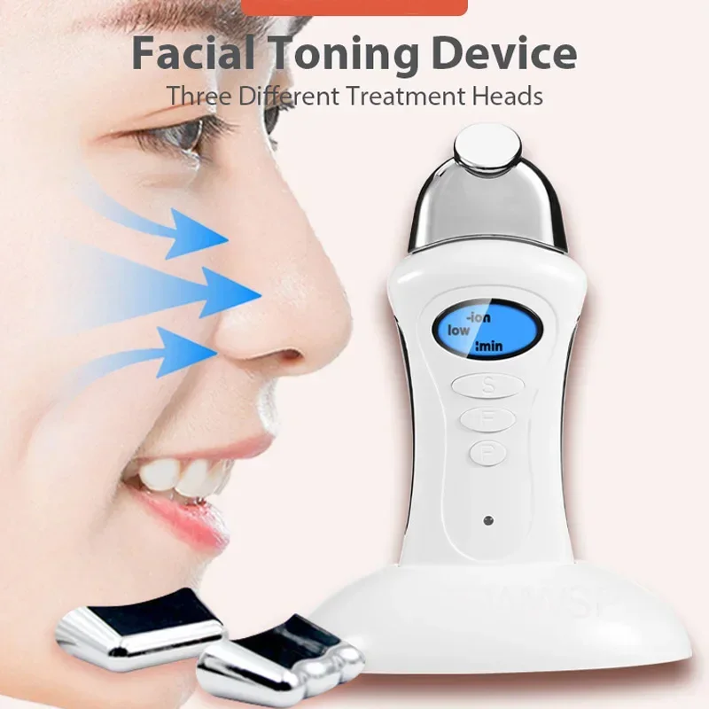 Micro corrente face lifting dispositivo de corrente cuidados com a pele portátil corrente spa nu eletroporador máquina de endurecimento da pele