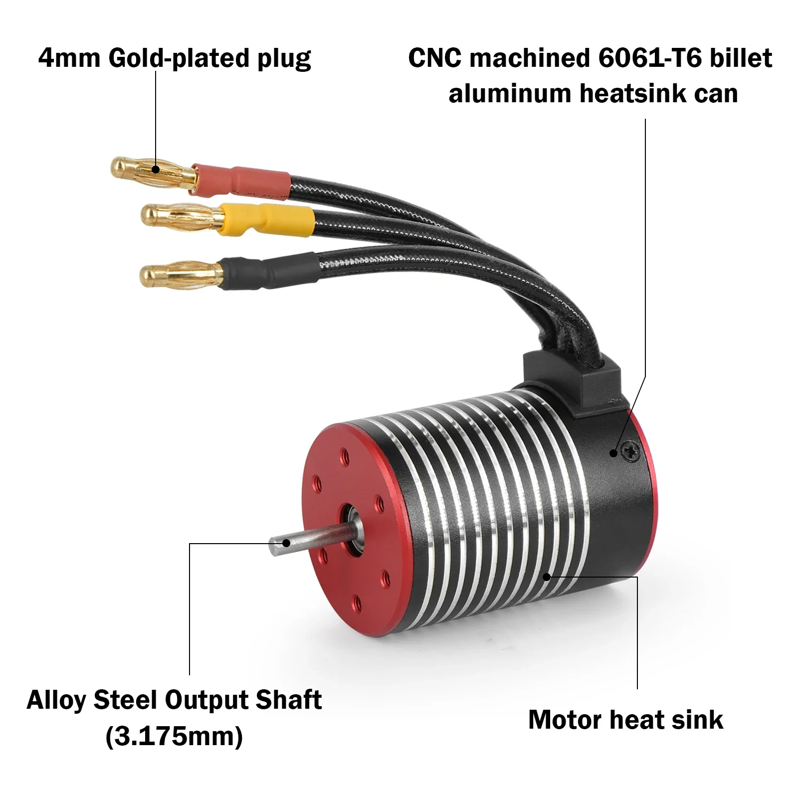 NEEBRC 3660 3300KV 3800KV Bors - Rc Hobby Motor recensie en prijs