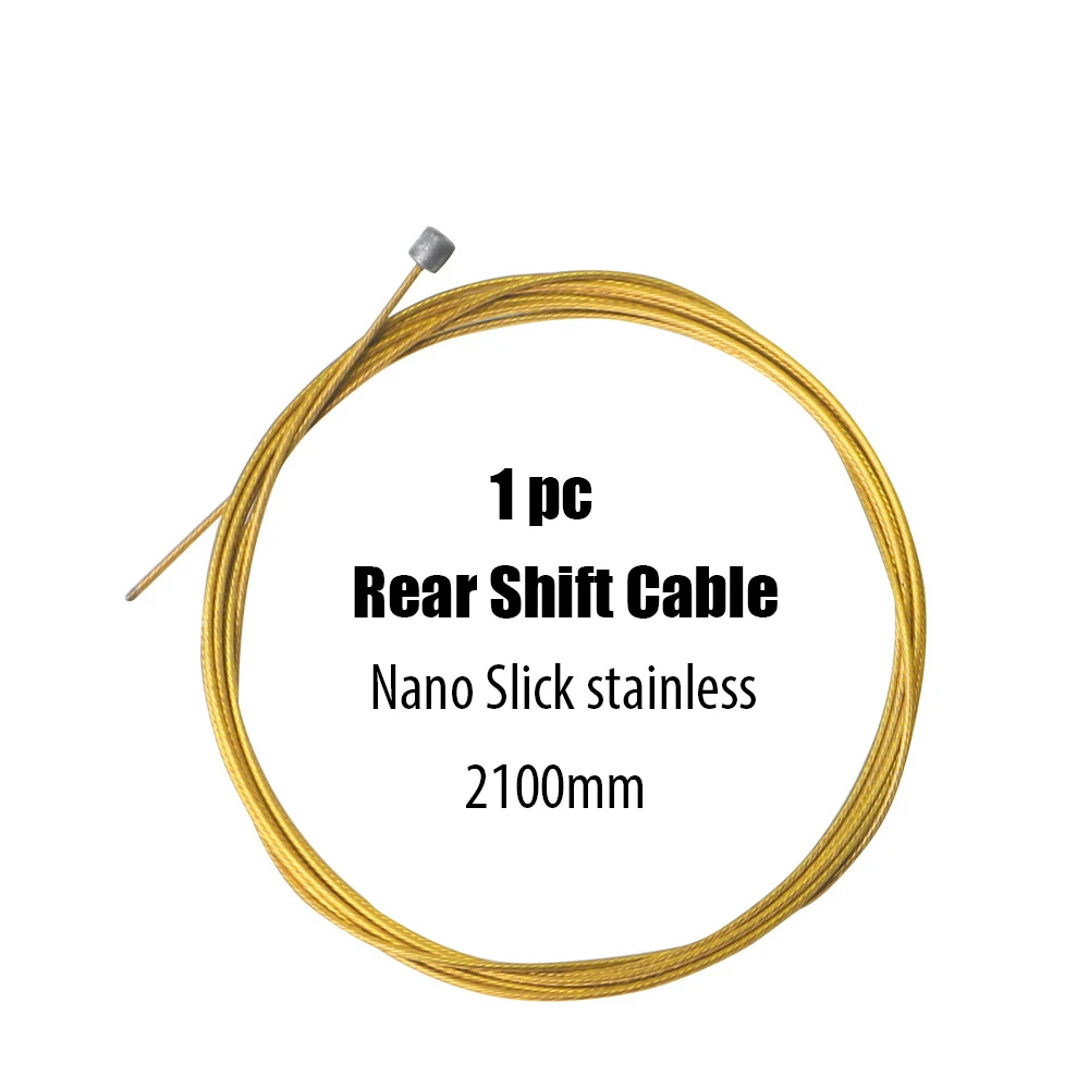 1pc Bike Pro Innen Kabel Draht Nano Slick Poliert Edelstahl Straße Berg Fahrrad Linie Bremse Shift Schaltwerk Kabel – Detail 5