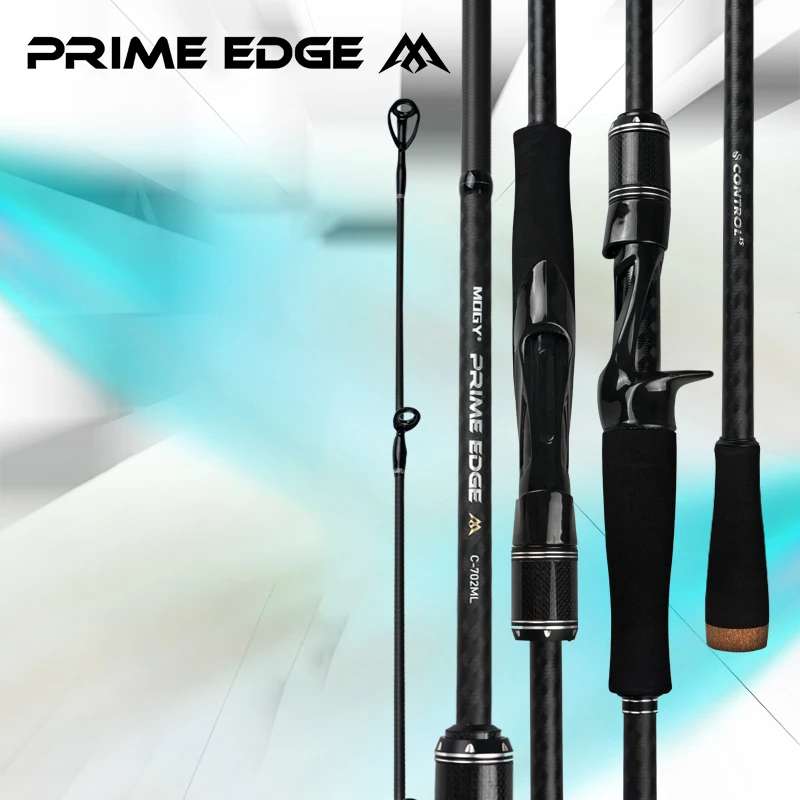 

Genhike Prime Edge High Modulus Carbon Fiber Fresh or Seawater Fast Action 2.10m 2.40m ML or M Action Spinning Fishing Rod