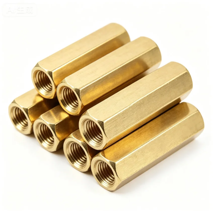 20-50pcs Lot M2 M2.5 Hex Brass Through Hole Distance Sleeve, Hexagonal Hollow Separator Bush, Threaded Locating Post