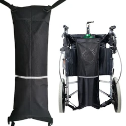 Oxygen Tank Holder for Wheelchair Portable Medical Cylinder Backpack for Travel Carrier Accessories Bag for Walker, Rollator
