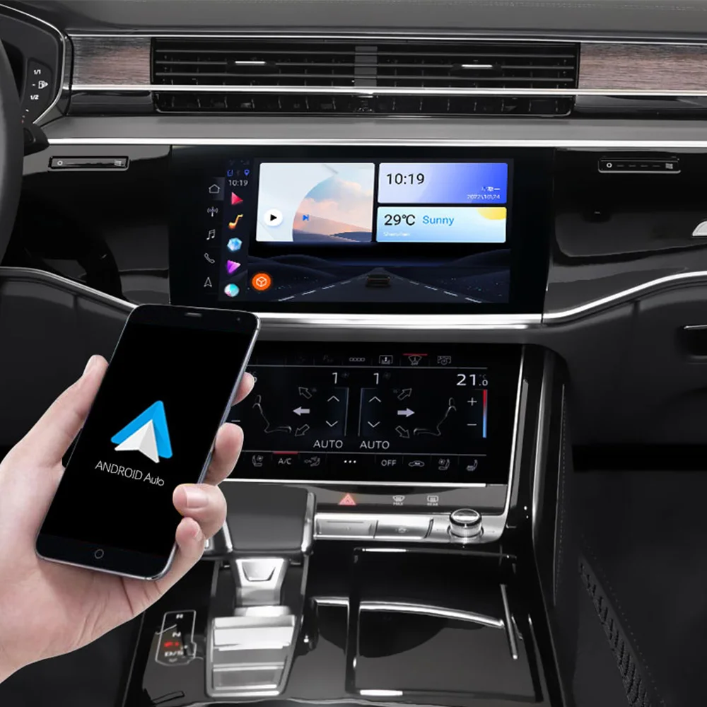 Carplay AI Box Android12 4G LTE para coche Android Radio 8 + 128GB cableado a inalámbrico Carplay Android Auto WiFi Netflix YouTube Google